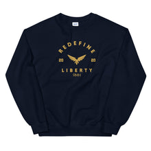Load image into Gallery viewer, Liberty Varsity Sweatshirt - Spirit of Mental Health
